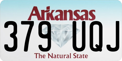 AR license plate 379UQJ