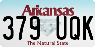 AR license plate 379UQK