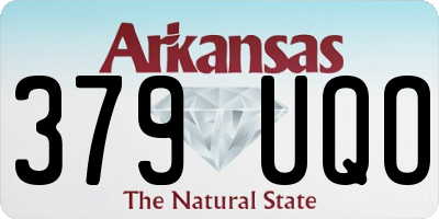 AR license plate 379UQO
