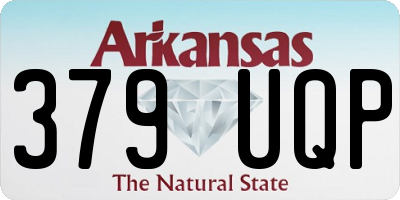 AR license plate 379UQP
