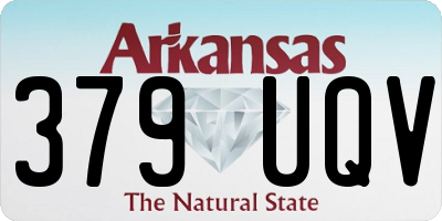 AR license plate 379UQV