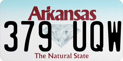 AR license plate 379UQW