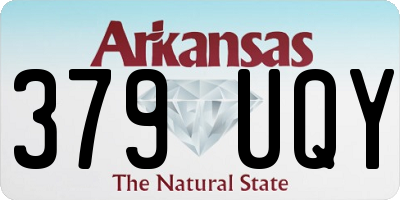 AR license plate 379UQY