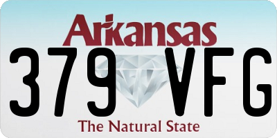 AR license plate 379VFG