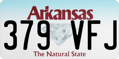 AR license plate 379VFJ