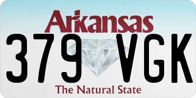 AR license plate 379VGK