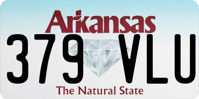 AR license plate 379VLU