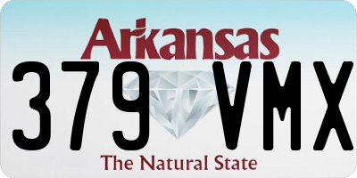 AR license plate 379VMX