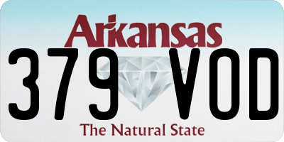 AR license plate 379VOD