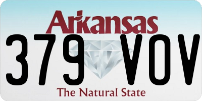 AR license plate 379VOV
