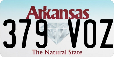 AR license plate 379VOZ