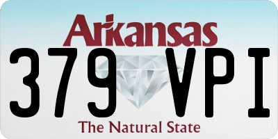 AR license plate 379VPI
