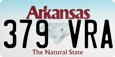 AR license plate 379VRA