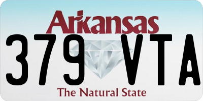 AR license plate 379VTA