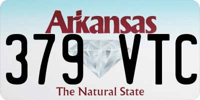 AR license plate 379VTC