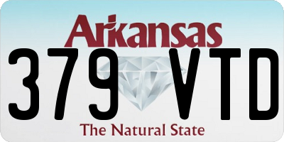 AR license plate 379VTD