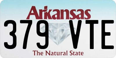 AR license plate 379VTE
