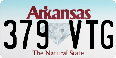 AR license plate 379VTG