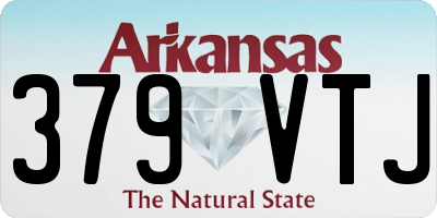 AR license plate 379VTJ
