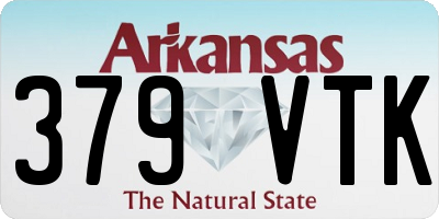 AR license plate 379VTK