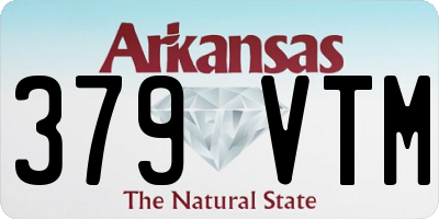 AR license plate 379VTM