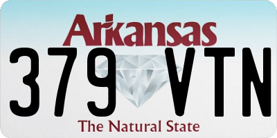 AR license plate 379VTN