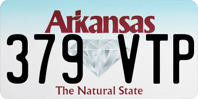 AR license plate 379VTP