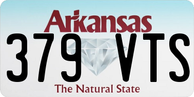 AR license plate 379VTS