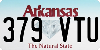 AR license plate 379VTU