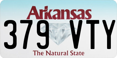 AR license plate 379VTY
