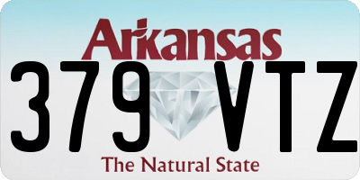 AR license plate 379VTZ