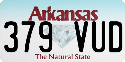 AR license plate 379VUD