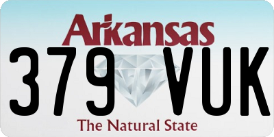 AR license plate 379VUK