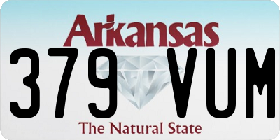 AR license plate 379VUM