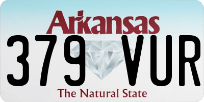 AR license plate 379VUR