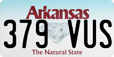 AR license plate 379VUS