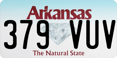 AR license plate 379VUV