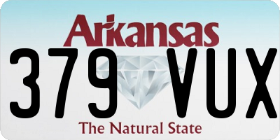 AR license plate 379VUX