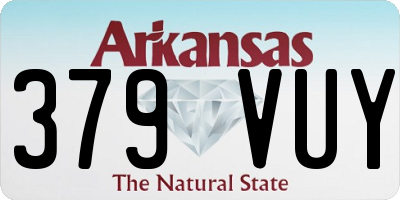AR license plate 379VUY