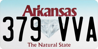 AR license plate 379VVA
