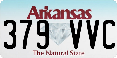 AR license plate 379VVC