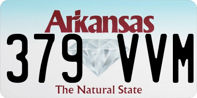 AR license plate 379VVM