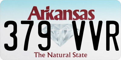 AR license plate 379VVR