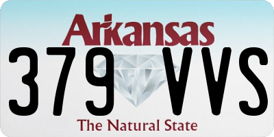 AR license plate 379VVS