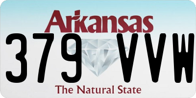 AR license plate 379VVW