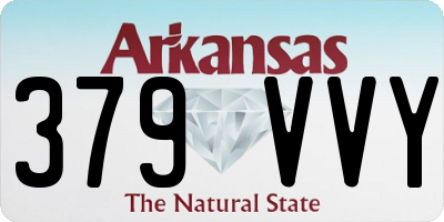 AR license plate 379VVY