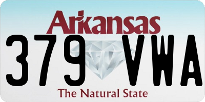 AR license plate 379VWA