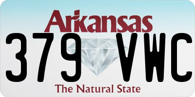 AR license plate 379VWC