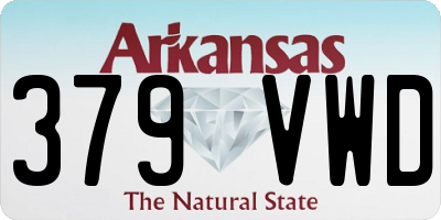 AR license plate 379VWD