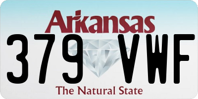 AR license plate 379VWF